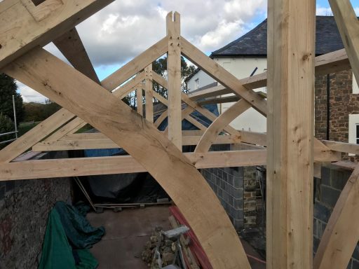 Hand-cut roof trusses
