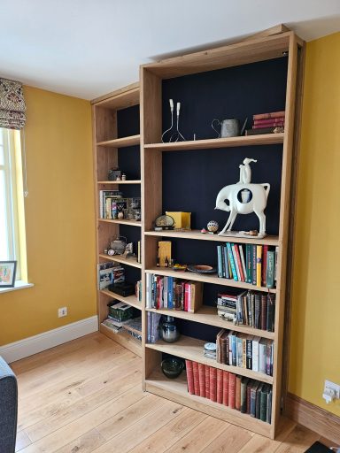 Hinged shelving
