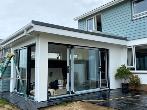 Finishing touches to extension